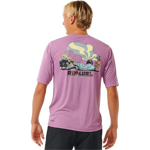 2024 Rip Curl Mnner Mason Pipe Surflite UPF-Lycra-Weste 14XMRV - Dusty Purple